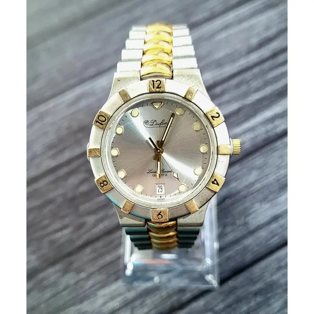 Vintage Very Rare Men's Dufonte‎ Lucien Piccard Diver Watch